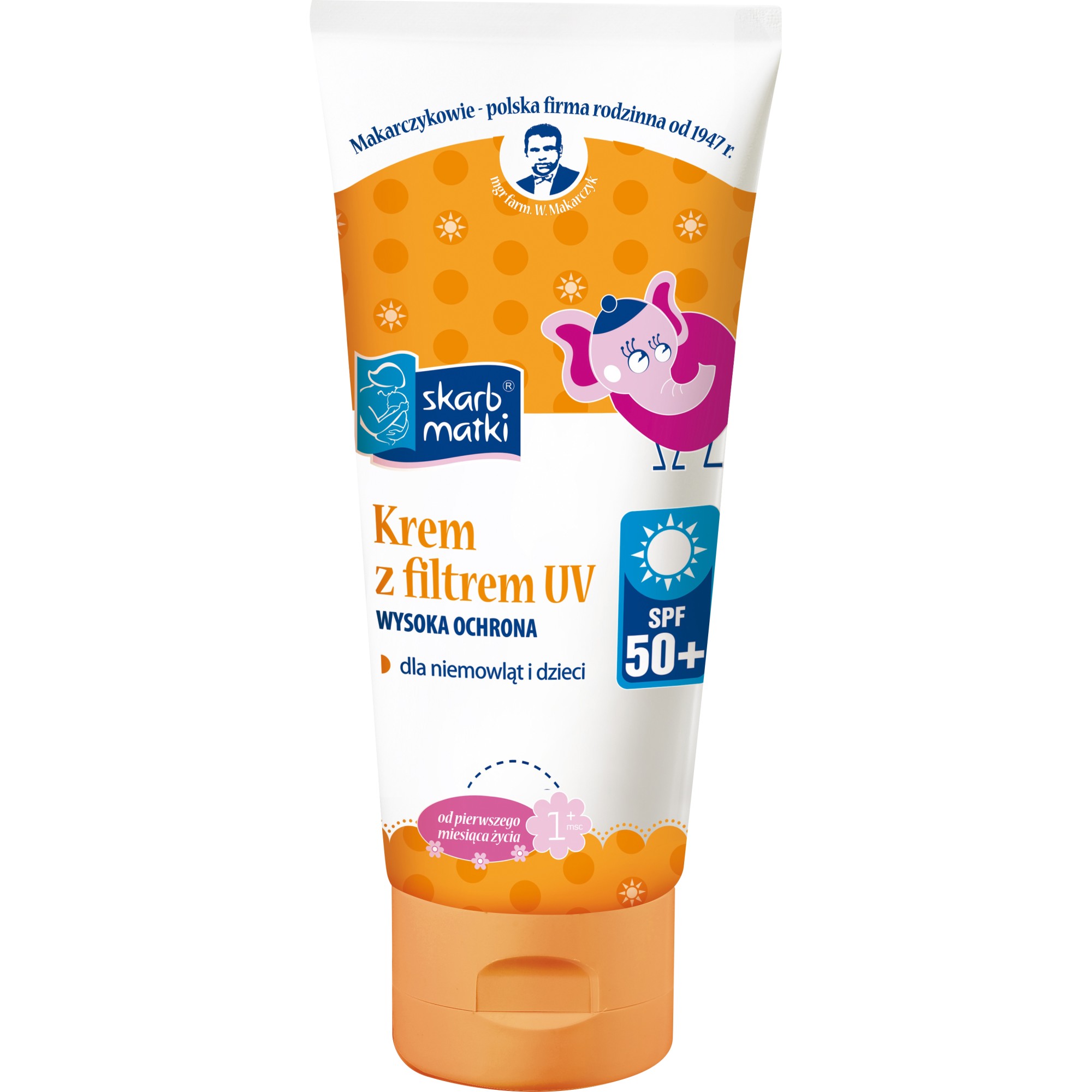 Крем с УФ-фильтром Skarb Matki для младенцев и детей SPF 50 75 мл в ...